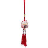 Dünyadan Hediyeler Feng Shui Maneki Neko Şans Kedisi Pembe No.4