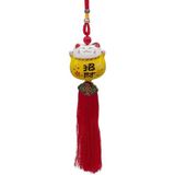 Dünyadan Hediyeler Feng Shui Maneki Neko Şans Kedisi Sarı No.2