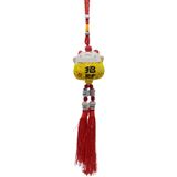 Dünyadan Hediyeler Feng Shui Maneki Neko Şans Kedisi Sarı No.4