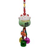 Dünyadan Hediyeler Feng Shui Maneki Neko Şans Kedisi Yeşil No.3