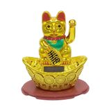 Dünyadan Hediyeler Maneki Neko El Sallayan Şans Kedisi Solar Güneş Enerjili No.4 Alk2934
