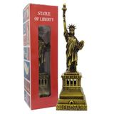 Dünyadan Hediyeler Vintage Metal USA Özgürlük Heykeli Antik Bronz 32 cm