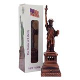 Dünyadan Hediyeler Vintage Metal Usa Özgürlük Heykeli Biblo Antik Bakır 15 cm