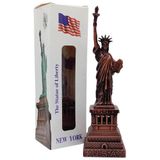 Dünyadan Hediyeler Vintage Metal USA Özgürlük Heykeli Biblo Antik Bakır 18 cm