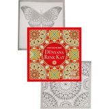 Dünyana Renk Kat Büyüklere Boyama Kitabı Fatih 24 Renk Kuru Boya 1 Adet Ema Boyama Kitabı Büyükler Için Mandala Yaratıcı Boyama - Standart