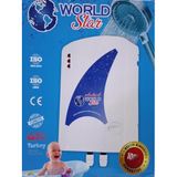 Dünyanın Eniyi Banyo Şofbeni 9 Emniyet Tasarruf World Star Şohben 3 Yıl Garantli BüyükBoy Su Isıtıcı