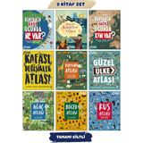 Dünyanın Öbür Ucunda Ne Var? + Dünyanın Öbür Ucunda Kim Var? + Büyük Kaşifler Atlası + Kafası Değişikler Atlası + Güzel Ülke Atlası + Hayvan Atlası + Ağaç Atlası + Böcek Atlası + Kuş Atlası / 9lu Set