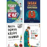 Dünyanın Öbür Ucunda Ne Var? - Zeynep Sevde - İnsan Vücudu Tiyatrosu - Maris Wicks - Nasıl Dünya Kaşifi Olunur - Keri Smith - 101 Deyim 101 Öykü - Süleyman Bulut – 4’lü Çocuk Aktivite Bilim Kitap Seti