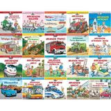Dünyayı Öğreniyorum Serisi 20 Kitap Set - 2 - Arkadaşım Itfaiyeci - Arkadaşım Polis - Arkadaşım Bahçeci - Otomobiller - Makinist - Arıcı - Veteriner - Astronot