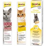 Duo Paste Malt Tavuklu + Duo Paste Peynirli Vitamin + Gimcat Paste Biotin Peynirli Kedi Macunu 50 gr