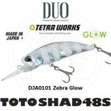 Duo Tetra Works Toto Shad 48S DJA0101 Zebra Glow