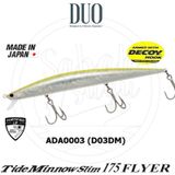 Duo Tide Minnow Slim 175 FLYER ADA0003 (D03DM) Chart Back