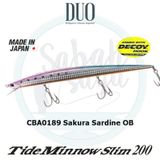 Duo Tide Minnow Slim 200 CBA0189 Sakura Sardine OB