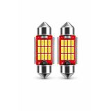 DuoLight 36mm C5W Sofit LED Ampul, Beyaz, Canbus Arıza Lambası Yakmaz, Plaka ve Tavan Lambası için, 2 Adet