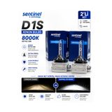 DuoLight D1S Xenon Far Ampulü 8000K Beyaz Işık OEM Uyumlu Uzun Ömürlü 2'li Set (2 Adet)