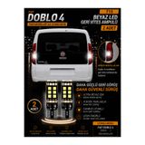DuoLight Fiat Doblo 4 Uyumlu T15 W16W LED Geri Vites Ampulü Canbus Hatasız 6000K Kristal Beyaz Güçlü Işık 2 A