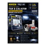 DuoLight H11 Solo LED Xenon Far Ampulü 6000K Fanlı Tak Çalıştır Mercek Uyumlu 2'li Set