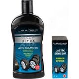 Duolight Leader Lastik Parlatıcı Jel 500 ml Ultra Güçlü Formül Lastik Yanağı Bakımı İçin Uygulama Süngeri ile Beraber