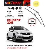 Duolight Peugeot 2008 Silecek Takımı 2013-2019 Arası Araca Özel - Siyah