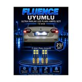 DuoLight Renault Fluence Uyumlu T10 W5W LED Plaka Ampulü 2 Adet Ultra Parlak Beyaz Uzun Ömürlü Set
