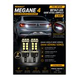 DuoLight Renault Megane 4 Sedan ile Uyumlu T15 W16W Beyaz LED Geri Vites Ampulü Canbus 2 Adet