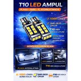 DuoLight T10 W5W Canbus LED Ampul, 12V, Saf Beyaz, Park ve İç Aydınlatma, Kristal Parlaklık, Arıza Lambası Ya