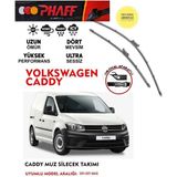 Duolight Wolsvagen Caddy Ön Cam Muz Silecek Araca Özel Aparat 2011-2017 Arası - Siyah