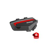DuoLink X02 İnterkom Bluetooth 6 Kişi Grup Motosiklet Kulaklık Müzik Paylaşımı Kask Intercom Sesli Yanıt