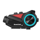 DuoLink X74 Pro İnterkom Motosiklet Kameralı 360° Modül 6 Kişi Bluetooth Kask Intercom Video Kayıt Kulaklık