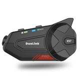 DuoLink X97 Plus İnterkom Motosiklet Kameralı 6 Kişi Grup Bluetooth Kask Intercom Video Kayıt Kulaklık