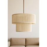 Duolio Handmade Tekli Sarkıt Avize 30x60 cm | Modern Metal Pendant Light | E27 Duylu Dekoratif Tavan Lambası | Ayarlanabilir Yükseklik | Salon, Yemek Odası ve Mutfak Adası Aydınlatması | CE Belgeli |