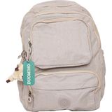 Duomino Krinkıl Kumaş Suya Dayanıklı Büyük Boy Bej Klinkır Sırt Çantası/laptop Okul Çanta