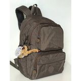 Duomino Krinkıl Kumaş Suya Dayanıklı Büyük Boy Koyu Vizon Klinkır Sırt Çantası/laptop Okul Çanta