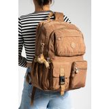Duomino Krinkıl Suya Dayanıklı Büyük Boy Taba Klinkır Sırt Çantası/laptop Seyahat Okul Çanta 15,6 Lise