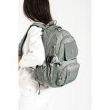 Duomino Yeni Sezon Gri Çok Bölmeli Krinkıl Sırt Çantası / Okul Çantası / Günlük Çanta 👜