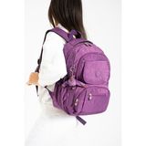 Duomino Yeni Sezon Mor Çok Bölmeli Krinkıl Sırt Çantası / Okul Çantası / Günlük Çanta 👜