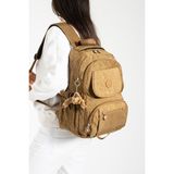 Duomino Yeni Sezon Taba Çok Bölmeli Krinkıl Sırt Çantası / Okul Çantası / Günlük Çanta 👜