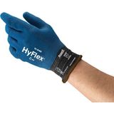 Dupont Ansell Hyflex 11-949 Tam Kaplı Kesilme,yağ,gres Direncli İş Eldiveni - Mavi - XL