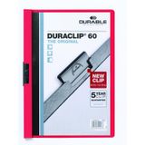 Durable 2209 Duraclip 60 Sayfa Kırmızı Tekli Dosya