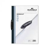 Durable 2260 Swing Clip Ortadan Klipsli 30 SY A4 Siyah Sıkıştırmalı Dosya