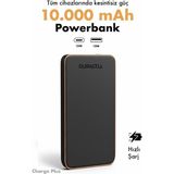 Duracell 10 000 Mah Powerbank 15W Usb-C & Usb-A Hızlı Şarj Çift Çıkışlı Taşınabilir Şarj Cihazı - Siyah