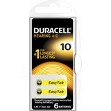 DURACELL 10 İŞİTME CİHAZI KULAK PİLİ 6 PİL 1 KUTU (4604)