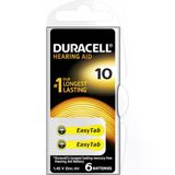Duracell 10 İşitme Cihazı Kulak Pili 6 Pil 1 Kutu (5332)