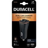 Duracell 18W Araç Şarj Aleti Çakmaklık Type-C Pd + Usb-A / Çift Çıkışlı Hızlı Şarj Cihazı