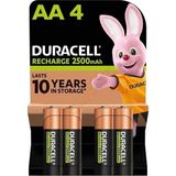 Duracell 2500 mAh AA Şarjlı Pil 1,2 V Yüksek Performanslı ve Uzun Ömürlü - 4'lü