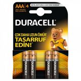 Duracell 27583 1.5 Volt 4 Adet AAA İnce Kalem Pil