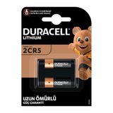 Duracell 2CR5 6V Lityum 245 Fotoğraf Pili
