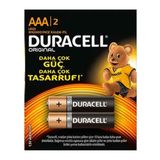 Duracell 2'li İnce Kalem Pil