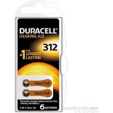 Duracell 312 Numara 6 Lı Işitme Cihazı Pili - 1 Adet