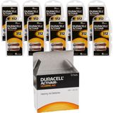 Duracell 312 Numara Işitme Cihazı Pili 10 x 6 Lı Paket 60 Adet Pil PR41 Kulaklık Pili